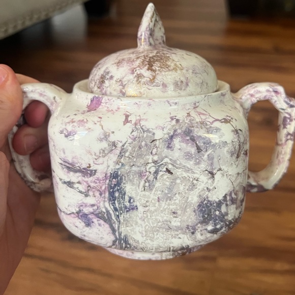 Vintage tea kettle and  holder - Picture 5 of 5